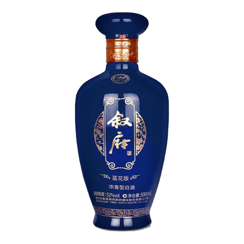  XUFU/叙府 纯粮食酒 浓香型白酒  包装 500ml 52度