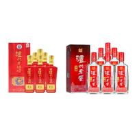 LUZHOULAOJIAO/泸州老窖 婚宴用酒 浓香型白酒  红运开怀+头曲整箱 625mL 52度