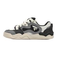 FILA FUSION斐乐潮牌男鞋KICK DX专业滑板鞋2024春时尚运动鞋 奶白/神秘灰-GF 42