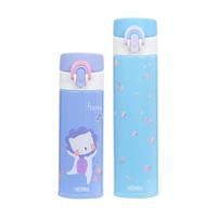 THERMOS 膳魔师 JNI-303L+NI-403ML 不锈钢保温杯亲子套装 300ml+400ml 紫色&蓝色