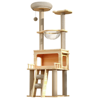 唐米吉吉 加粗大型猫爬架猫窝猫树一体猫架子小户型不占地太空舱剑麻猫抓柱 血亏500套