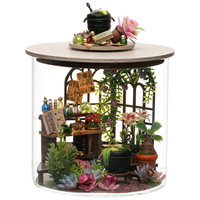 我の屋小屋圆梦瓶哈利魔法花园手工制作玻璃瓶房子38