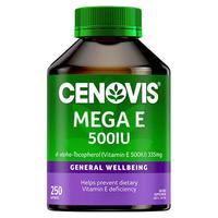 CENOVIS 萃益维 澳洲Cenovis萃益维天然维生素E软胶囊250粒内服进口外用
