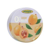 woogie 无糖轻润糖枇杷味45g 清润含片糖清新口气水果糖润喉糖果 年货 润喉糖枇杷味