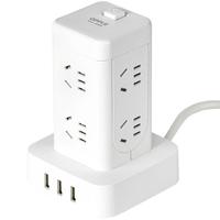 OPPLE 欧普照明 20200105163651 立式排插插座 八位五孔+三位USB 1.7米 白色