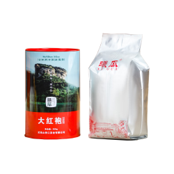 曦瓜 乌龙茶源味武夷岩茶大红袍250g 中足火罐装 口粮茶茶叶散茶