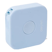 得力 79652 迷你皮卷尺  蓝