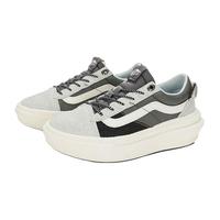 VANS范斯 OLD SKOOL OVERT PLUS CC莫兰迪色增高厚底男女板鞋 灰色 42