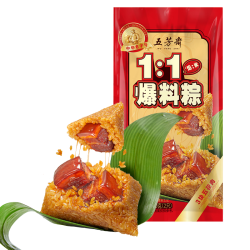 五芳斋 粽子  爆料红烧五花肉粽2只 袋装 280g