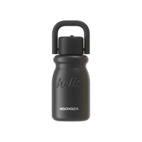 HOLOHOLO 儿童保温杯 316不锈钢 430ml 本黑