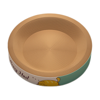 疯狂的主人 圆形猫抓板窝耐磨不掉屑猫窝一体猫咪抓盆特大号抓不烂猫爪板耐抓