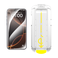 倍思【康宁膜】适用苹果16Pro钢化膜 iPhone16Pro手机膜防尘防摔防指纹高清膜无尘仓 代强化