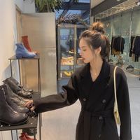 双面毛呢大衣女2025秋冬季小个子今年流行高级感毛呢外套