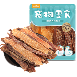 HELLOJOY 狗狗幼犬训练奖励磨牙鸡肉干鸭肉干 180g