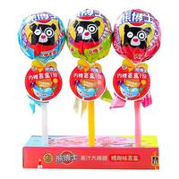 徐福记熊博士1大支大棒糖142g棒棒糖果儿童混合水果味趣味果汁