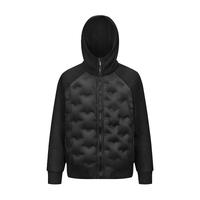 拉夏贝尔轻薄羽绒服男女同款2025冬季短款连帽时尚运动休闲