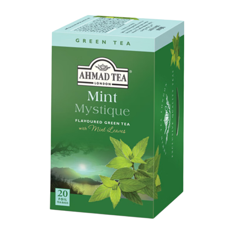  AHMAD/亚曼 摩洛哥薄荷风味 薄荷绿茶  盒装 20片
