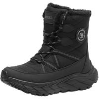 CAMEL骆驼女鞋防滑耐磨户外高帮加绒保暖雪地靴徒步鞋女款