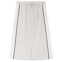 Miss Sixty 半裙松紧腰开衩撞色美式运动风百搭女士秋款