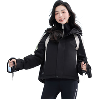 鸭鸭(YAYA)孙颖莎同款三合一羽绒服女冬季户外登山保暖冲锋外套一衣三穿 樱花粉色 L