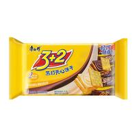 康师傅 3+2 苏打夹心饼干组合装 2口味 500g（香浓奶油味15包+慕斯巧克力口味5包）