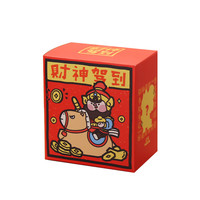 皇太傅马年五路财神招财潮玩盲盒骑马小神仙工位文创摆件装饰品新年 骑马财神招财潮玩盲盒【1个装】