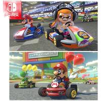 Nintendo 任天堂 国行 Switch游戏主机 续航增强版+《马力欧卡丁车8》套装