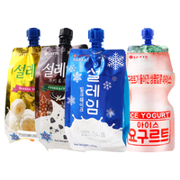 韩国乐天 LOTTE雪莱淋冰淇淋雪来淋雪糕夏季冰沙冷饮香蕉味吸吸冰