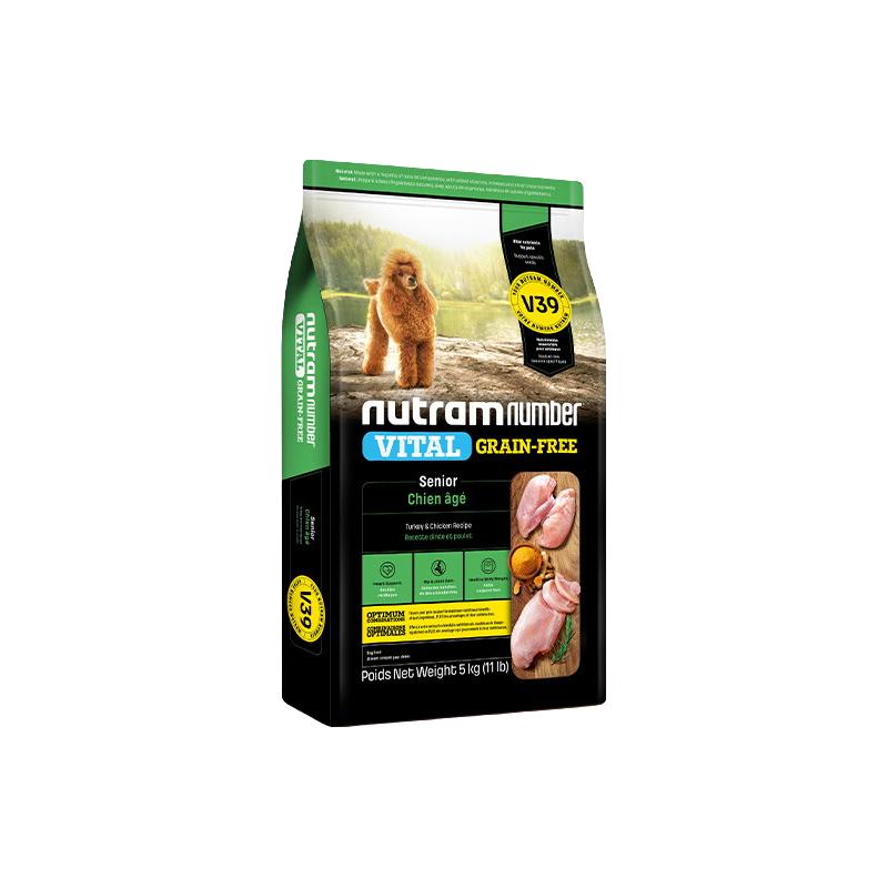  nutram/纽顿 美国 老年犬粮  5kg