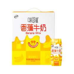 伊利 味可滋 香蕉牛奶整箱240ml*12盒包装随机 中秋礼盒装