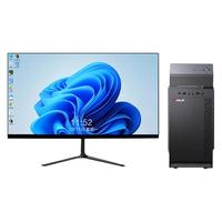 华硕(ASUS)电脑台式机i5 i7独显商务办公企业客服家用主机全套 i5 16G 512G 2G独显 WiFi 24吋 主机+显示器(全套)