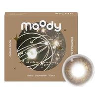 moody金粉DISCO日抛美瞳引力黑胶极星朋克隐形眼镜