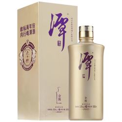 潭酒 金酱 真年份酱香型白酒 10年大曲坤沙纯粮食高粱老酒口粮酒 53度 500mL 3瓶 （2025版）