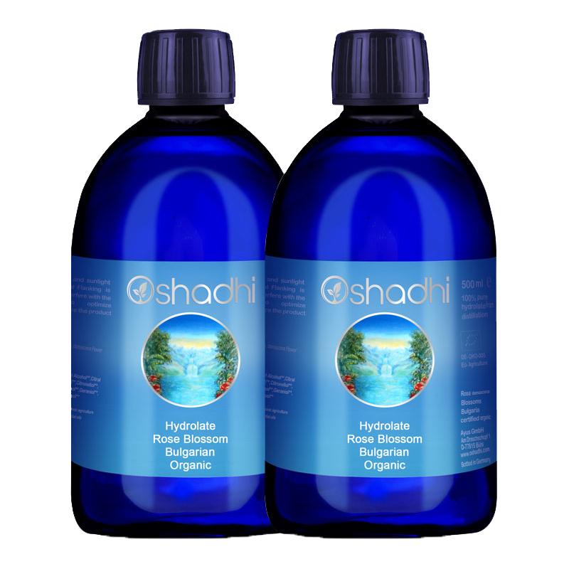 Oshadhi 保加利亚玫瑰纯露花水500ml*2湿敷水有效期24年9月