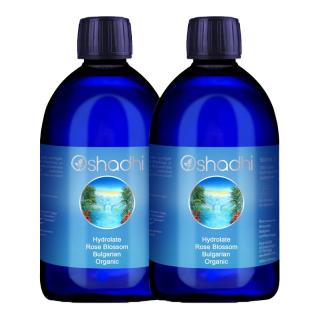 Oshadhi 保加利亚玫瑰纯露花水500ml*2湿敷水有效期24年9月