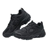 斯凯奇（Skechers）百搭时尚耐磨休闲运动鞋男士绑带越野城市户外鞋237527 全黑色/BBK 43