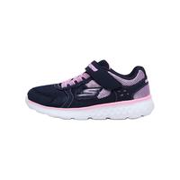 SKECHERS 斯凯奇 GO RUN 400 SPARKLE SPRINTERS 女童休闲运动鞋 81358L/NVPK 海军蓝色/粉红色 37码