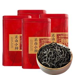 香彻 蜜香型茶叶新茶红茶小种无烟种原味散装礼盒装年货四罐 100g*4罐送