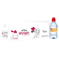 法国原装进口 依云（evian）天然矿泉水卡通版儿童瓶 330ml*24瓶 整箱（迪士尼限量版）