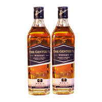甄爱黑标方瓶威士忌洋酒500m40度WHISKY调酒基酒苏格兰工艺烈酒 黑标500ml威士忌两瓶