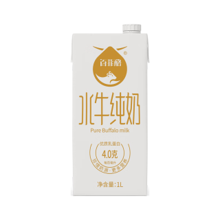 BONUS 百菲酪 水牛纯奶1L装广西水牛奶儿童成人早餐奶