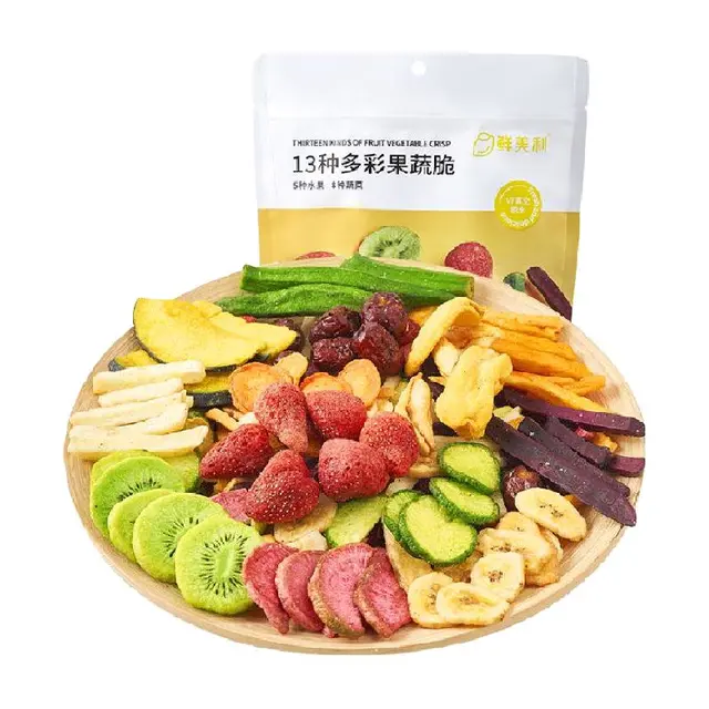 鲜美利 混合蔬菜干 13种果蔬干综合脆258g