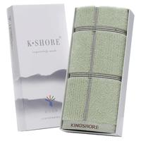 金号 KINGSHORE毛巾家纺 3A抗菌纯棉运动巾洗脸面巾吸水毛巾 100*20cm兰 91g 纯棉3A抗菌 100*20 蓝