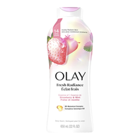  OLAY/玉兰油 亮白 沐浴露  白草莓+薄荷 650ml