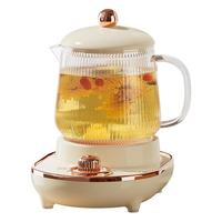 志高(CHIGO)养生壶迷你烧水壶煮茶壶0.6L 电炖杯电热杯花茶壶恒温杯办公室多功能玻璃养生壶YSB-03 送女性 【办公款】高颜值 0.6L 女性
