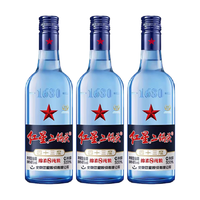 红星 纯粮 清香型白酒  3x0x500ml 包装 43度