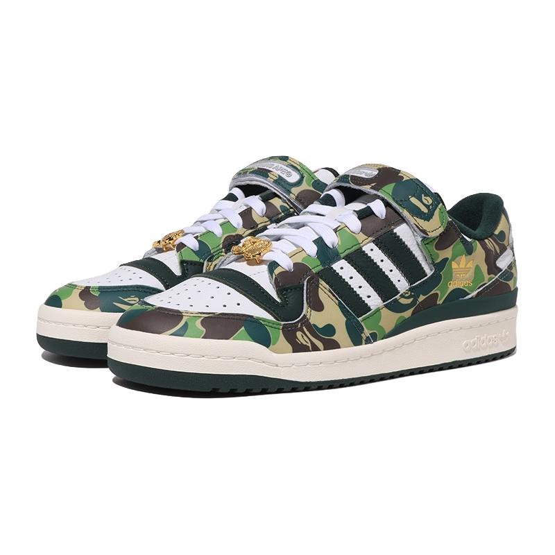 BAPE ADIDAS FORUM BAPE ABC CAMO联名 女士低帮板鞋 291907K