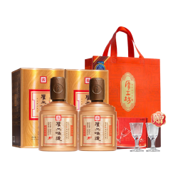 厚工坊 纯正绵柔 酱香型白酒  盒装 53%vol 500mL