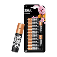 DURACELL 金霸王 5号碱性电池干电池五号5号20粒+7号16粒钥匙链