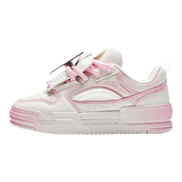 ANTA安踏泡泡玛特MOLLY联名丨微糖丨面包鞋厚底增高板鞋女潮流运动鞋 象牙白/萌粉-7 35.5